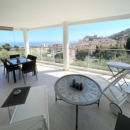 Grand 3 pièces avec terrasse vue mer tout confort Beausoleil Esterno foto